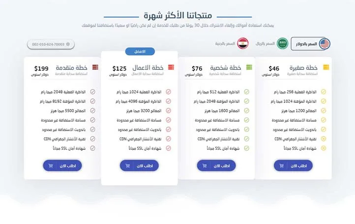 قالب شركة استضافة كارمن 3