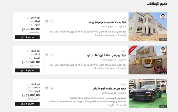 قالب ووردبريس للإعلانات المبوبة 3