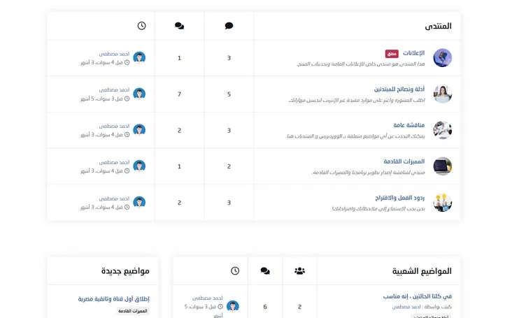 قالب ووردبريس منتدى 4