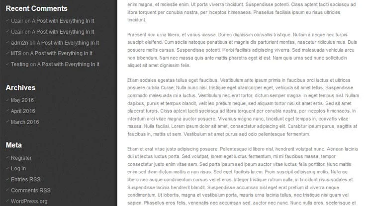 Diary WordPress Theme 5