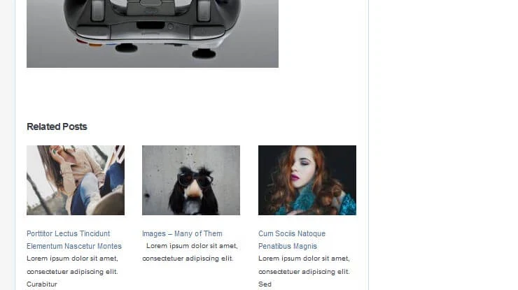 JustBlue WordPress Theme 3