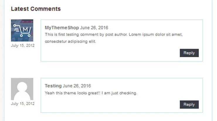 JustBlue WordPress Theme 5