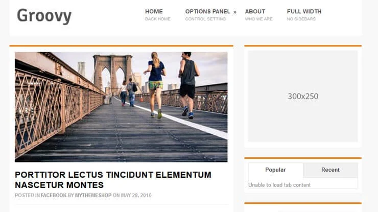 Groovy WordPress Theme