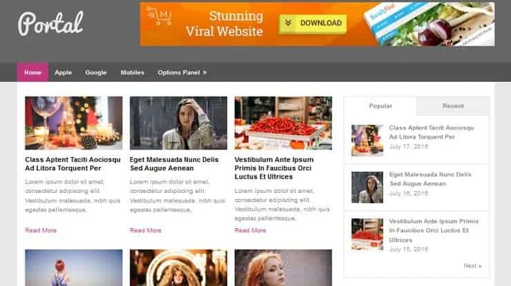 Portal WordPress Theme
