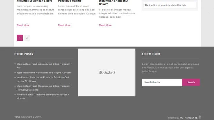 Portal WordPress Theme 4