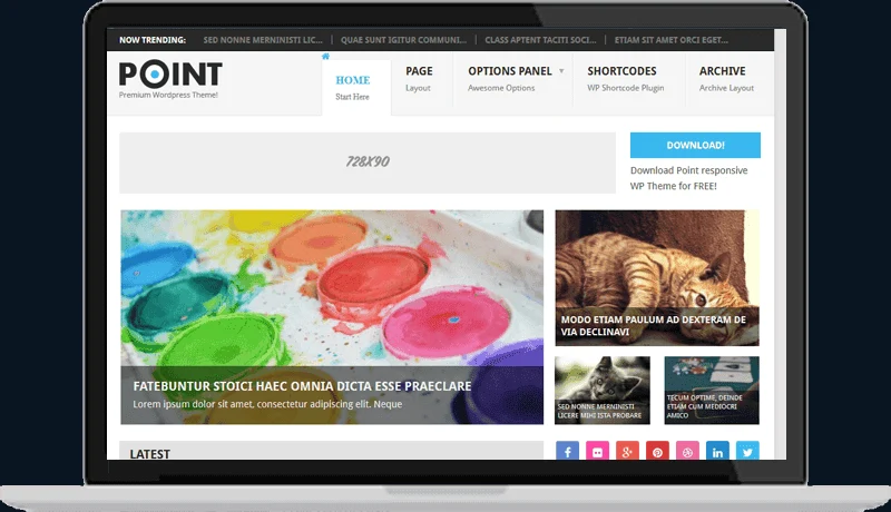 Point Multipurpose WordPress Theme