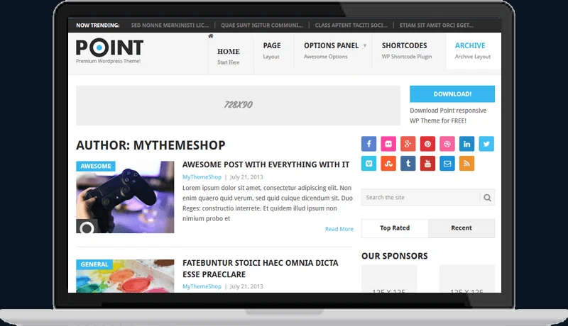 Point Multipurpose WordPress Theme 3