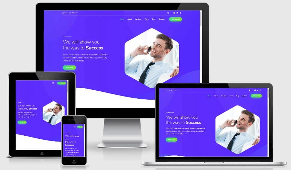 Deep Corporate WordPress Theme