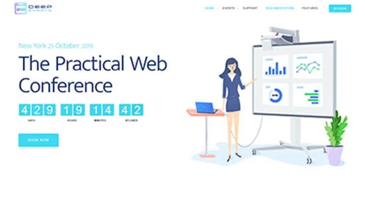 Deep Corporate WordPress Theme 5