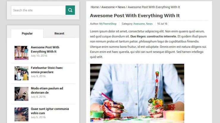 DualShock WordPress Theme 3