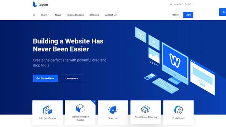 Lagom WHMCS Theme 2
