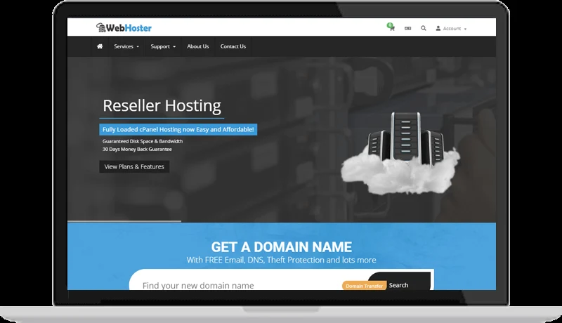 Web Hoster WHMCS Theme