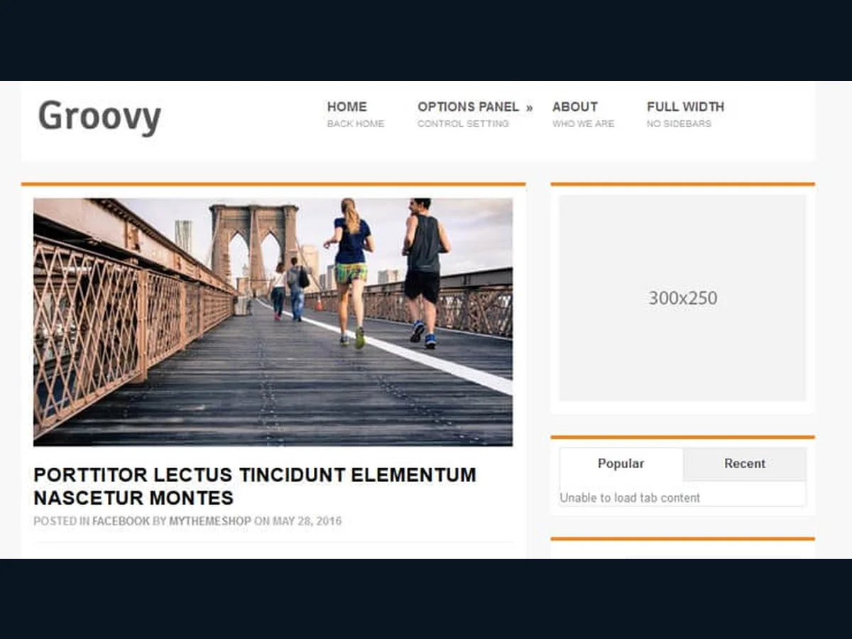 Groovy WordPress Theme
