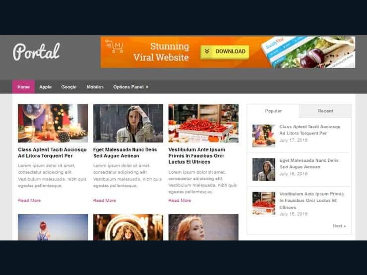 Portal WordPress Theme