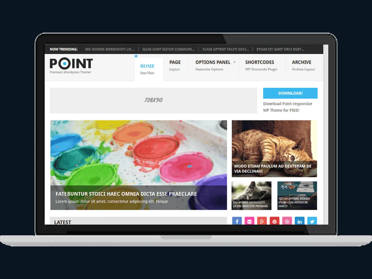 Point Multipurpose WordPress Theme
