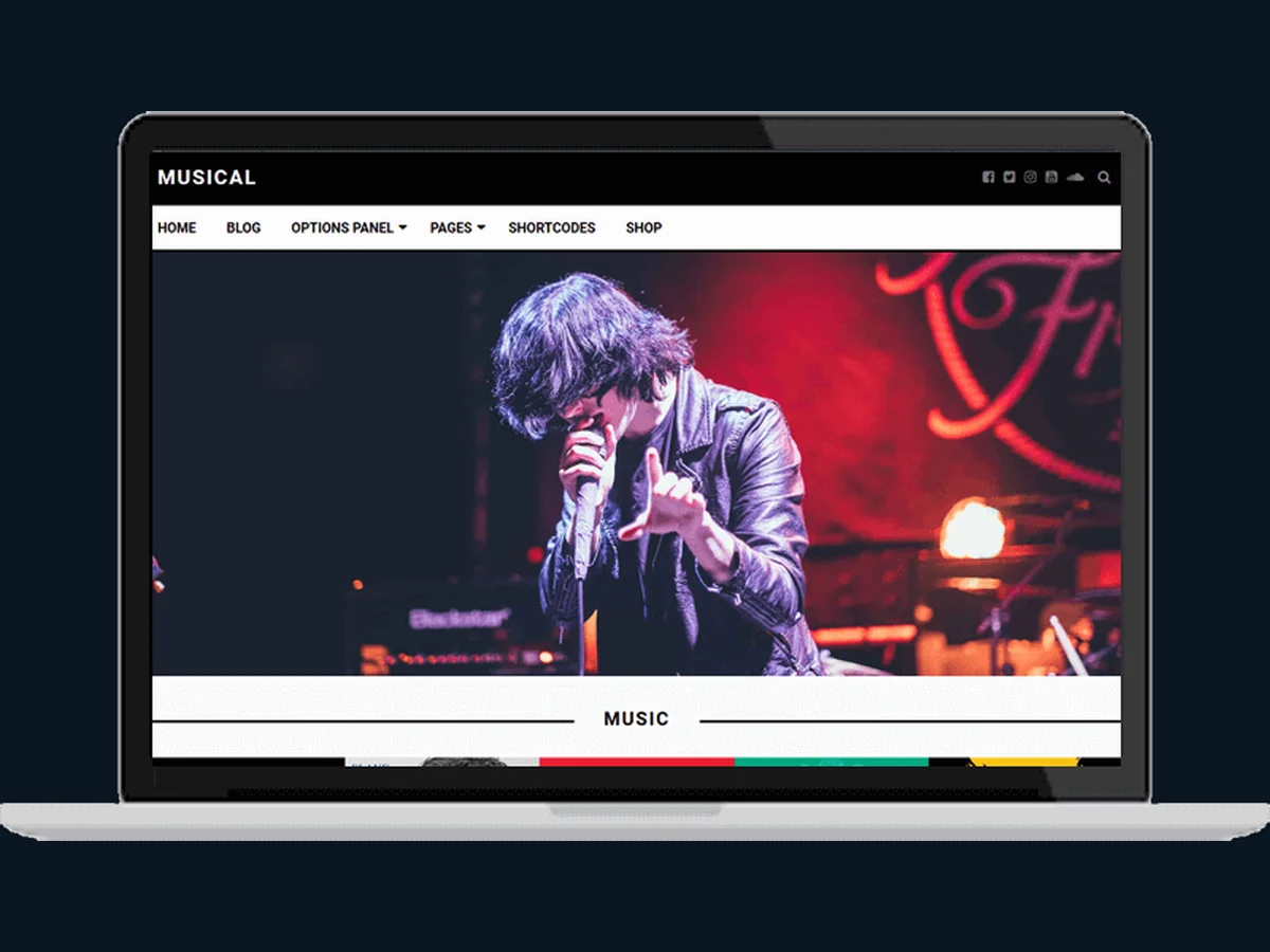 Musical WordPress Theme