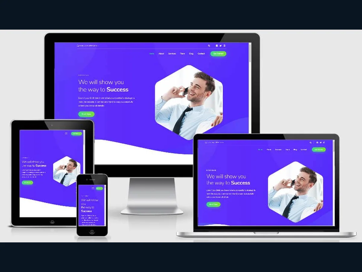Deep Corporate WordPress Theme